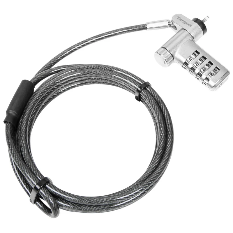 DEFCON® Ultimate Serrure à câble à combinaison universelle sérialisée avec tête de serrure adaptable Slimline - (B2B single pack)