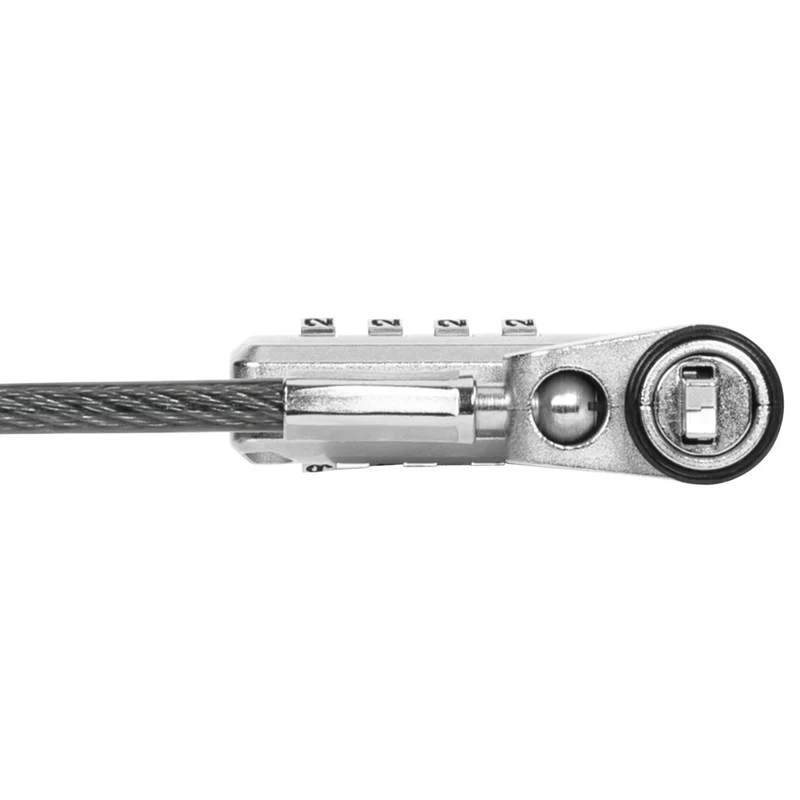 DEFCON® Ultimate Serrure à câble à combinaison universelle sérialisée avec tête de serrure adaptable Slimline - (paquet de 25 B2B)
