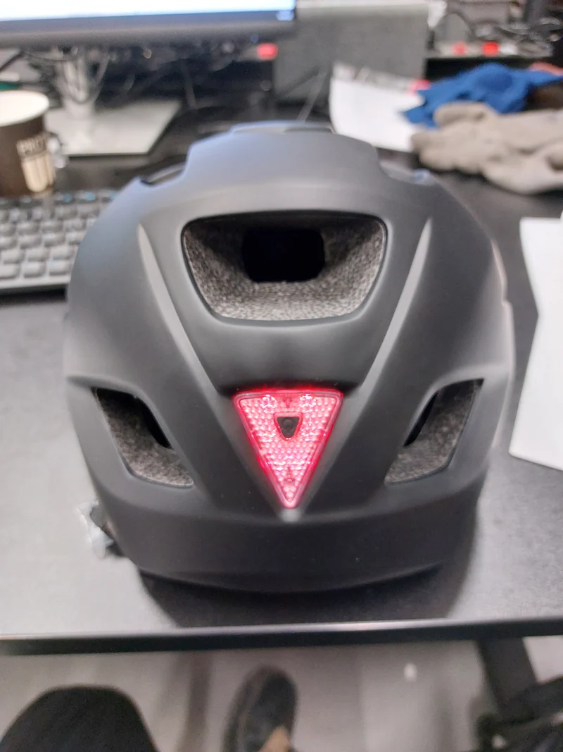 Casque velo + lampe