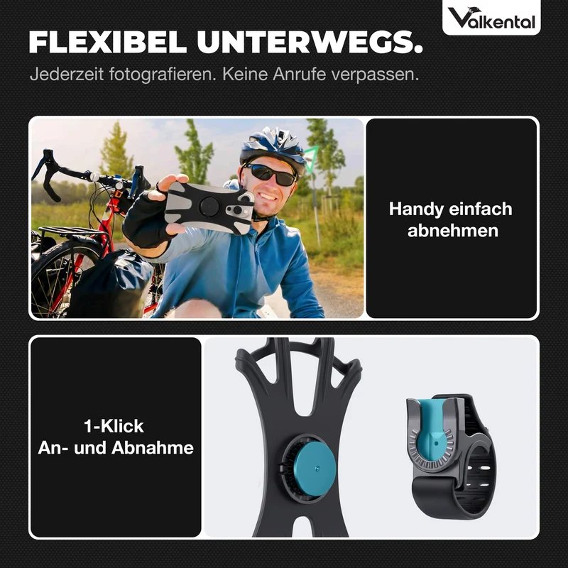 EasyFix - Support de téléphone portable pour vélo, polyvalent