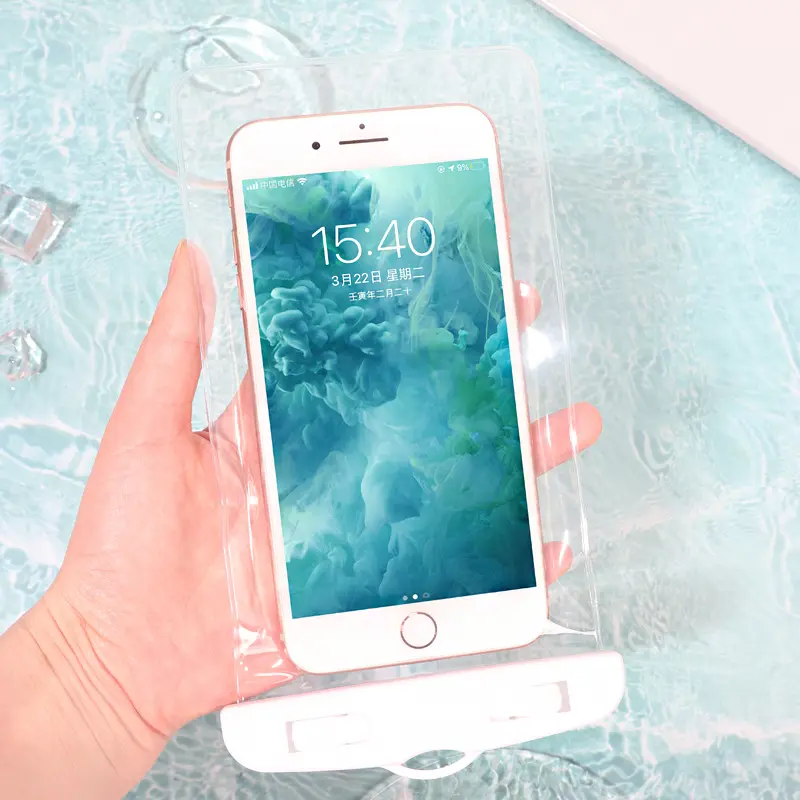 Pochette Aquatique Etanche Transparente Pour Smartphones