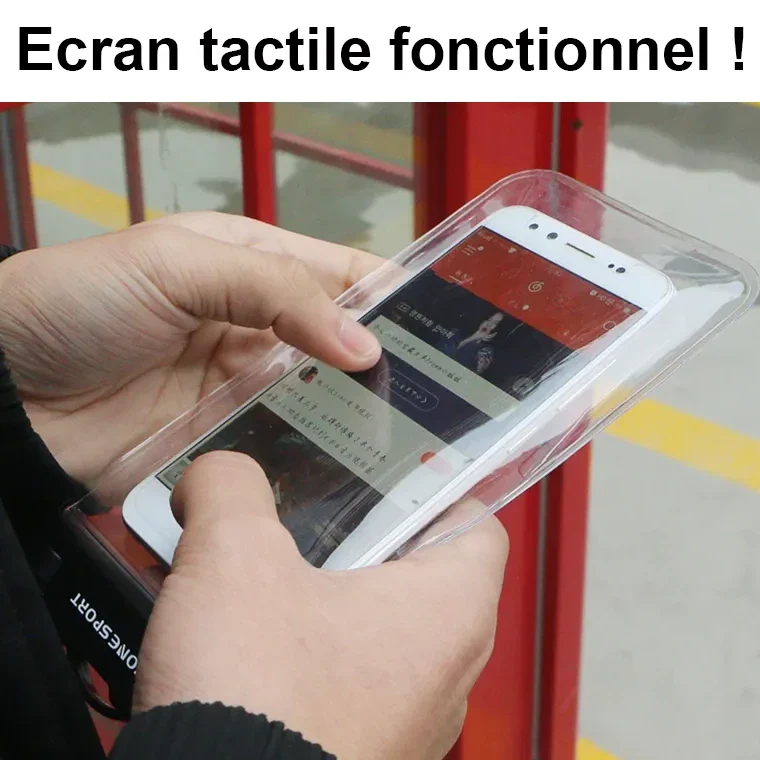 Pochette Aquatique Etanche Transparente Pour Smartphones