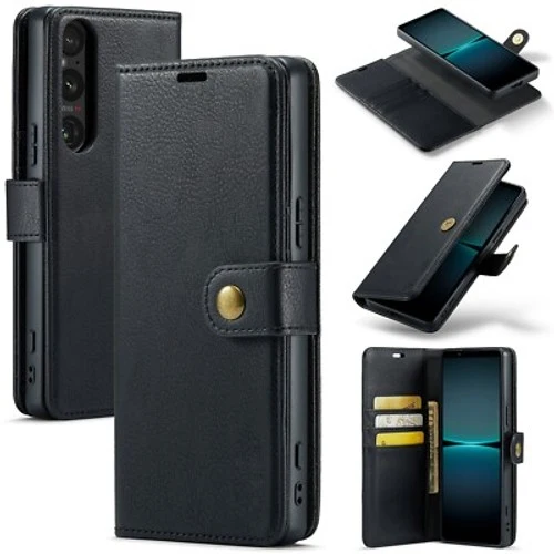 For Sony Xperia 1 5 10 VI V 2in1 Magnetic Removable Leather Wallet Case Cover