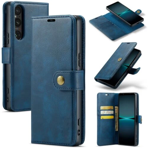 For Sony Xperia 1 5 10 VI V 2in1 Magnetic Removable Leather Wallet Case Cover