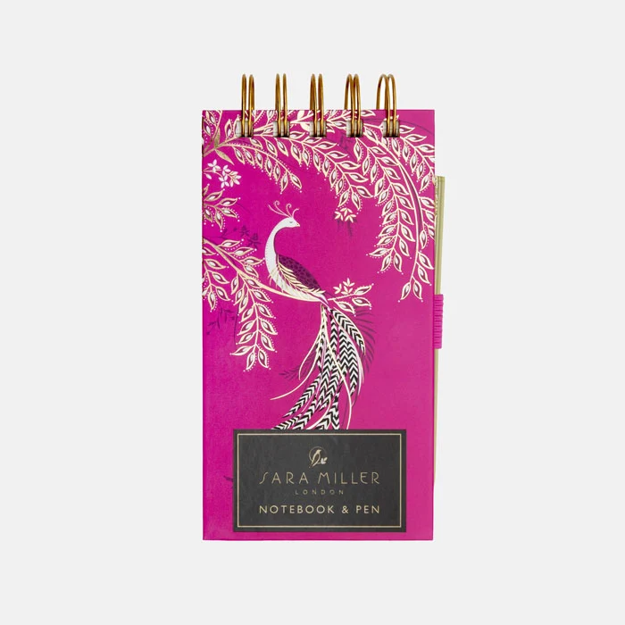 Elegant Bird Mini Notepad & Pen