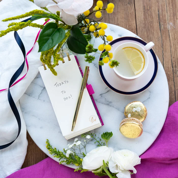 Elegant Bird Mini Notepad & Pen