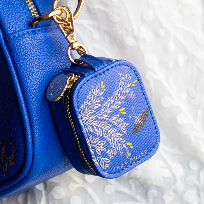 Butterfly Trails Keychain Earphones Case