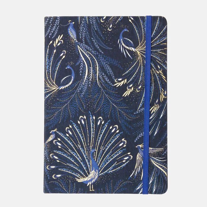 Peacock Parade A5 Chunky Notebook