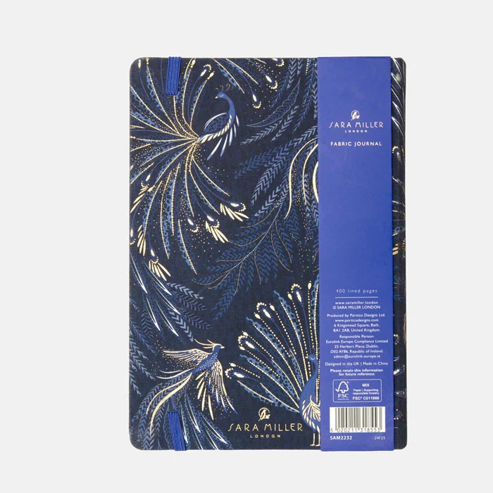 Peacock Parade A5 Chunky Notebook