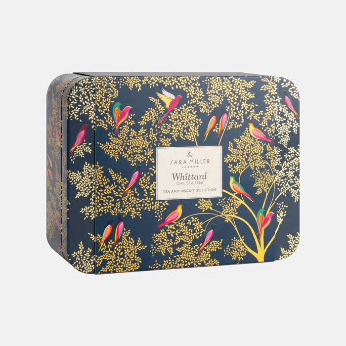 Chelsea Smokey Birds Tea and Biscuit Selection Tin