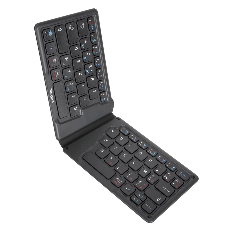 Clavier ergonomique antimicrobien pliable (français)