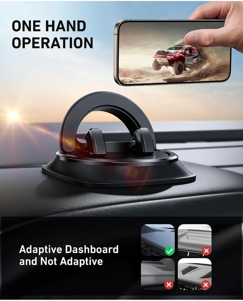 Support téléphone portable pour tableau de bord