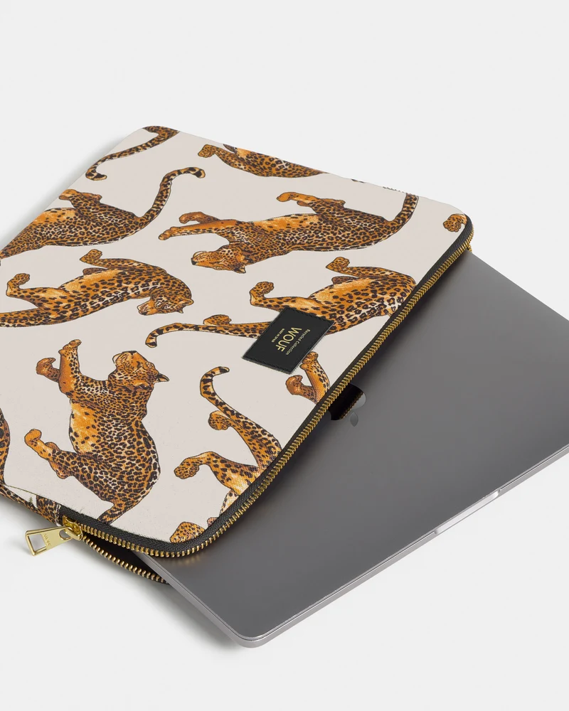 The Leopard Laptop Sleeve 13" & 14"
