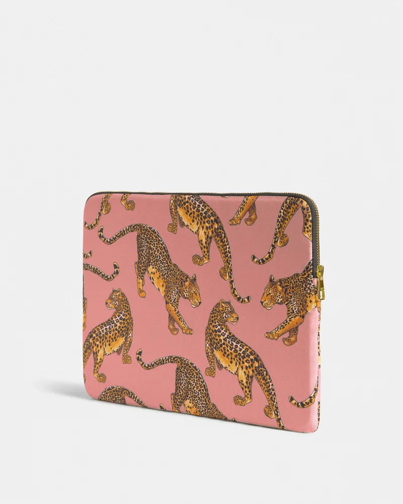 Blush Leopard Laptop Sleeve 13" & 14"