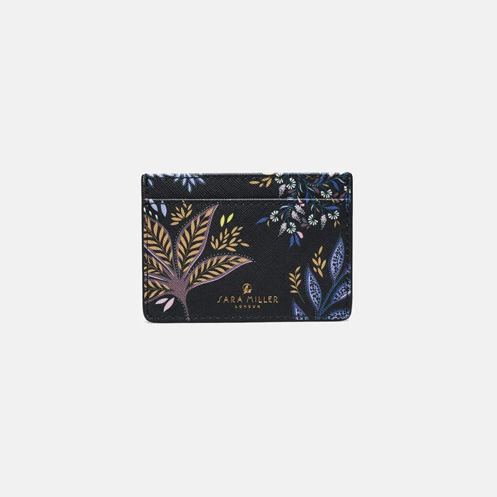 Black Botanic Card Holder