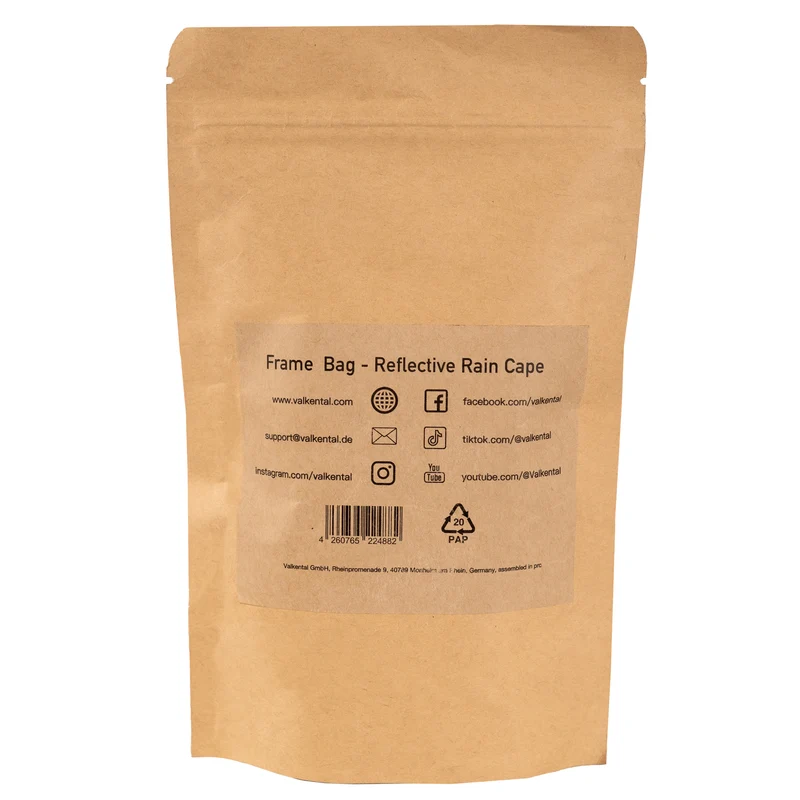 Frame Bag - Cape de pluie réfléchissante