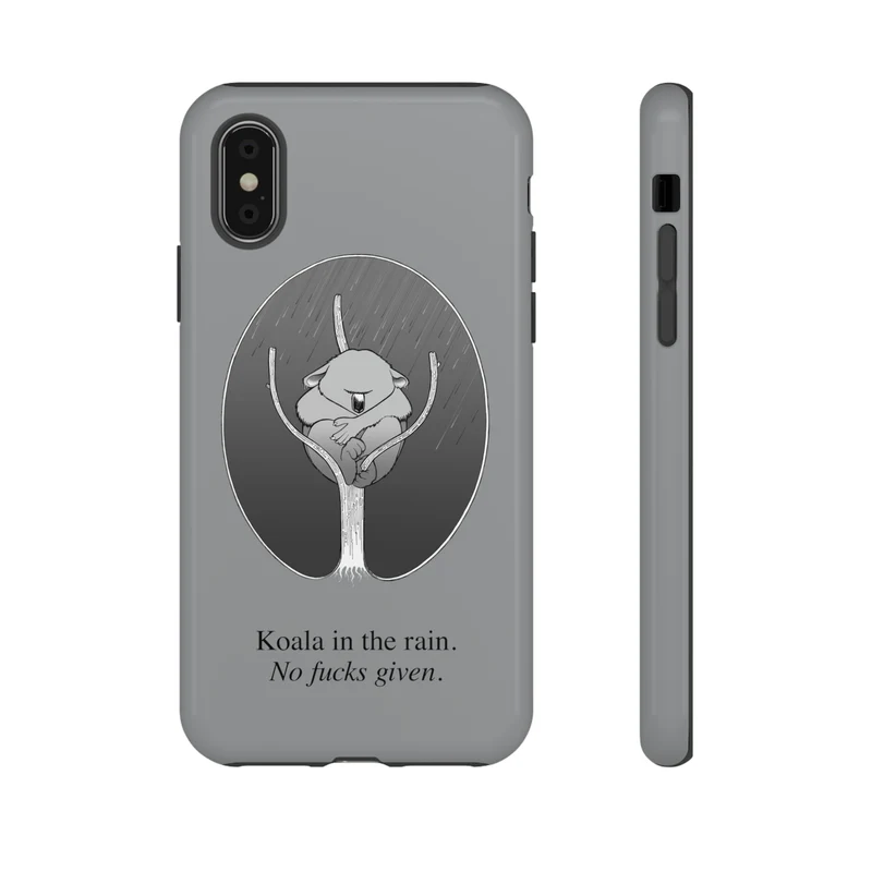 Koala in the Rain Tough Case