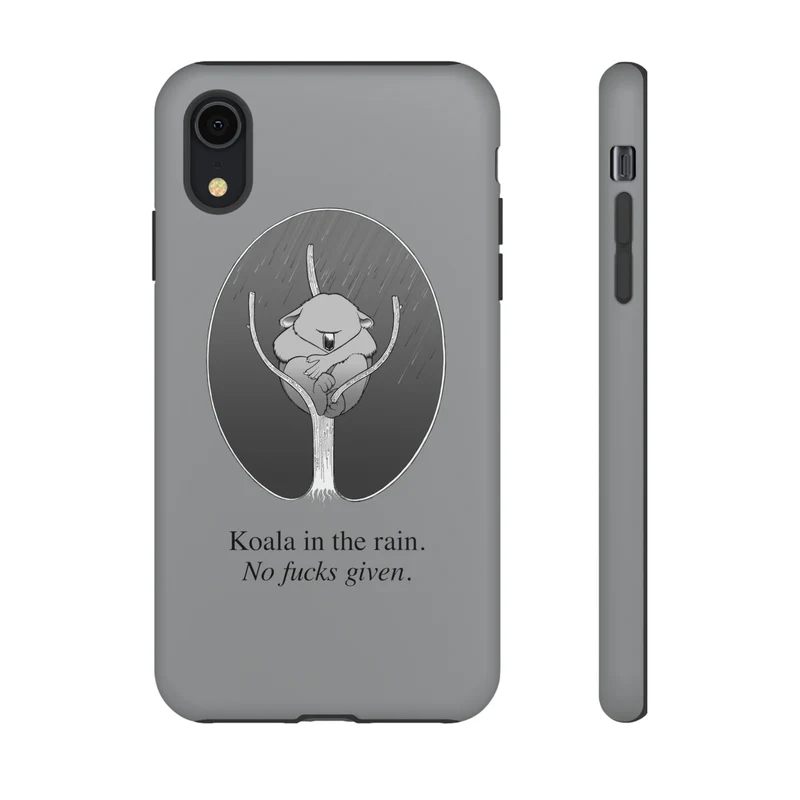 Koala in the Rain Tough Case