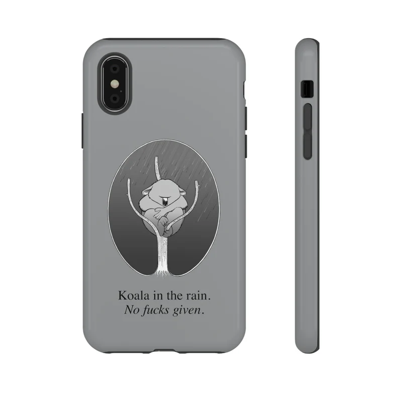 Koala in the Rain Tough Case