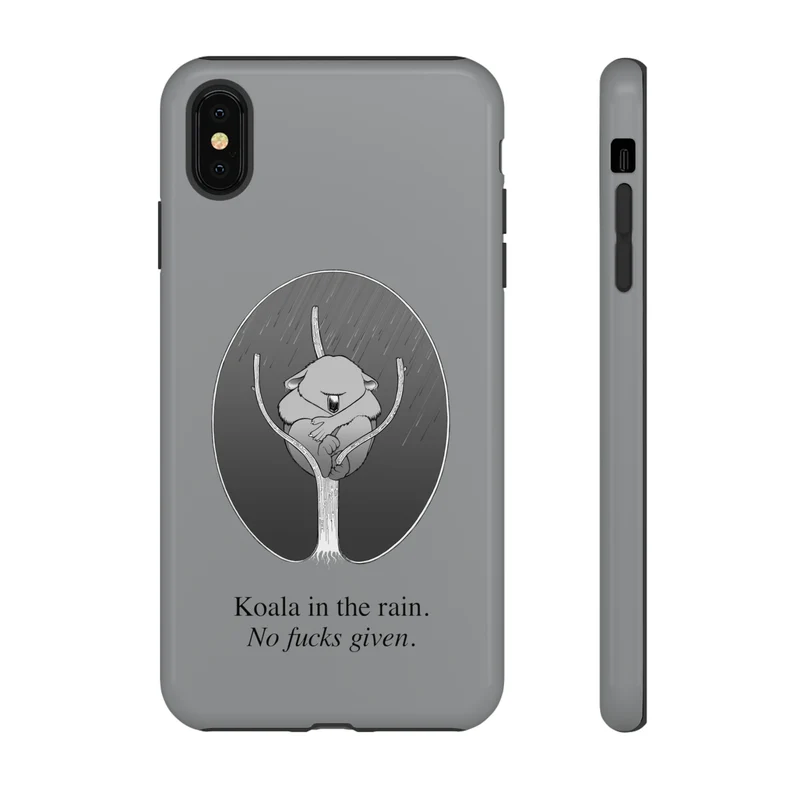 Koala in the Rain Tough Case