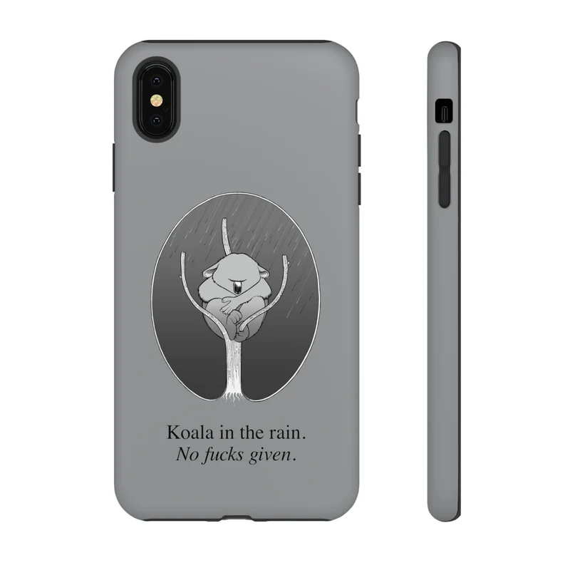 Koala in the Rain Tough Case