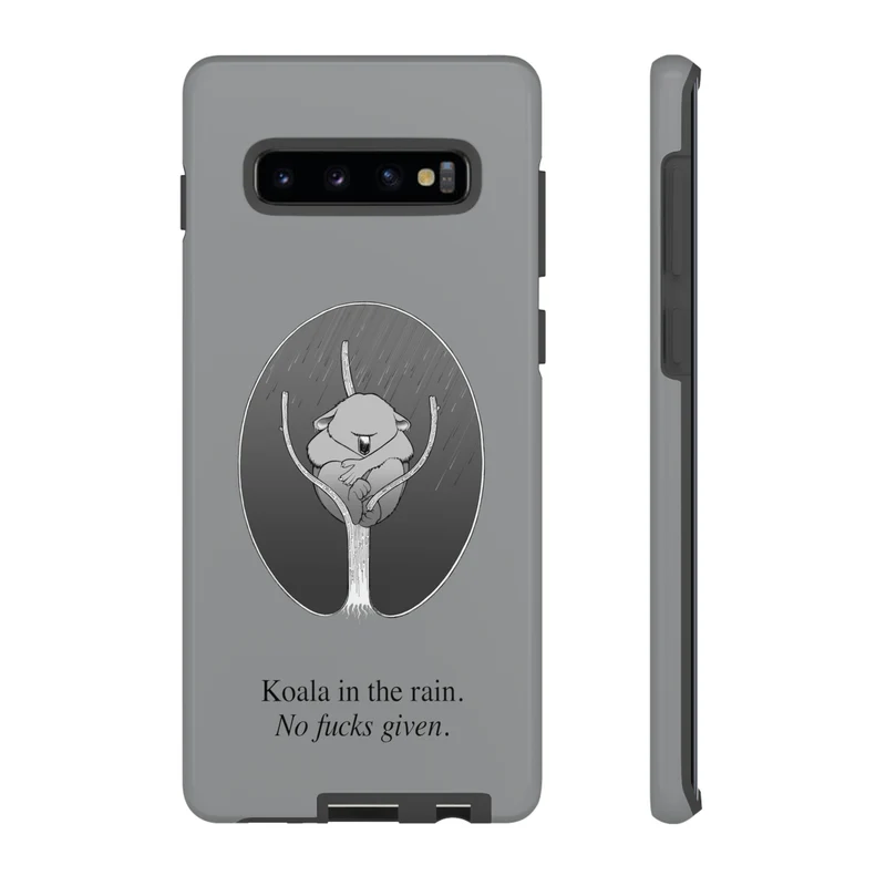 Koala in the Rain Tough Case