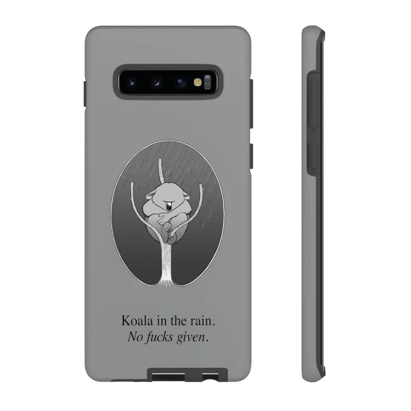 Koala in the Rain Tough Case