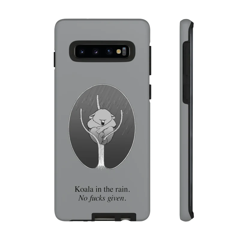Koala in the Rain Tough Case