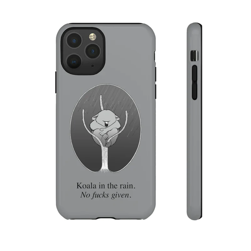 Koala in the Rain Tough Case