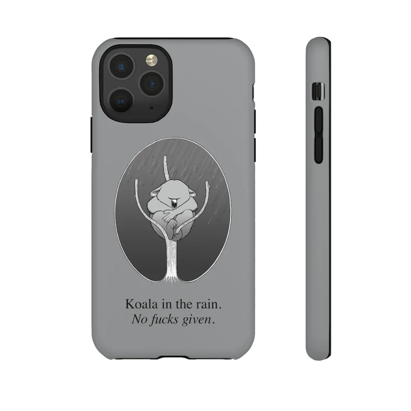 Koala in the Rain Tough Case