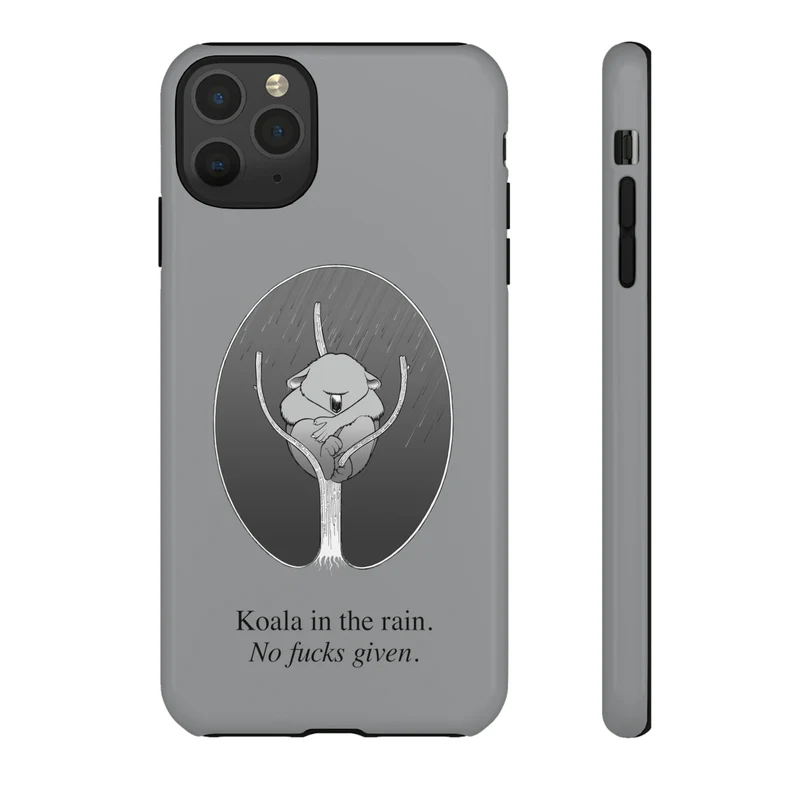 Koala in the Rain Tough Case