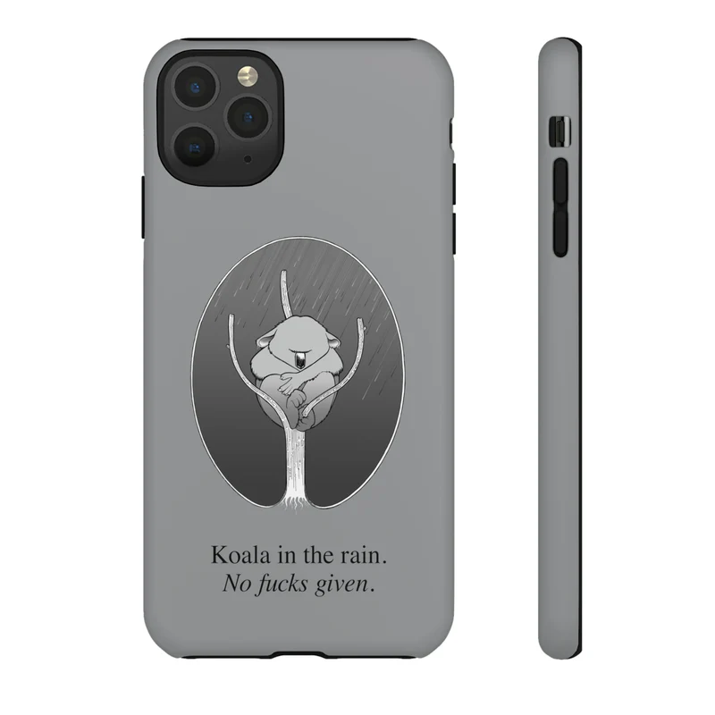 Koala in the Rain Tough Case