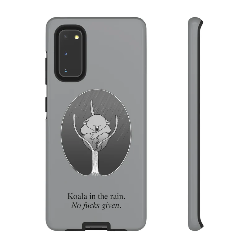 Koala in the Rain Tough Case