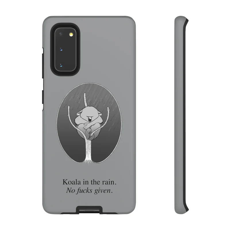Koala in the Rain Tough Case