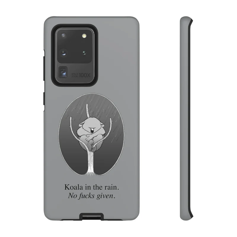 Koala in the Rain Tough Case