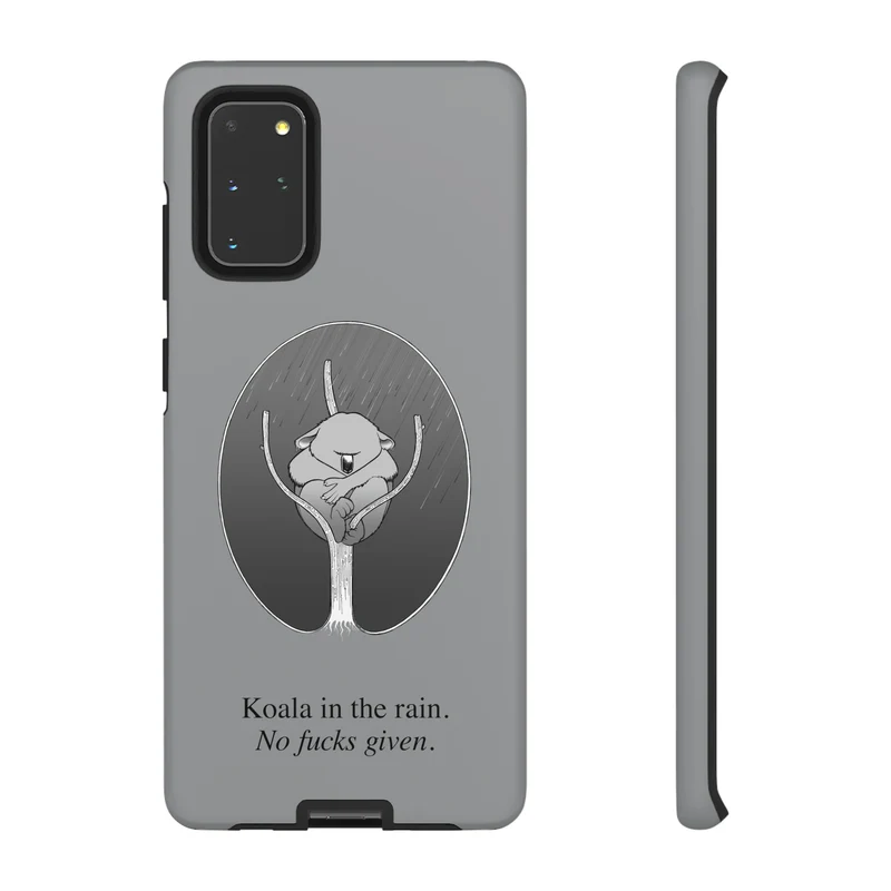 Koala in the Rain Tough Case