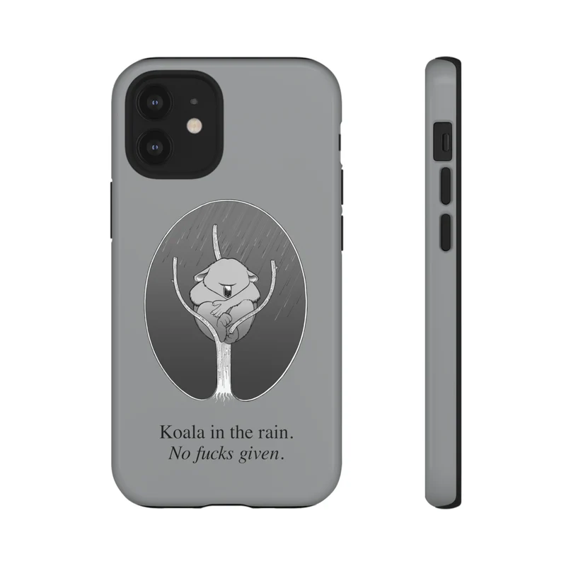 Koala in the Rain Tough Case