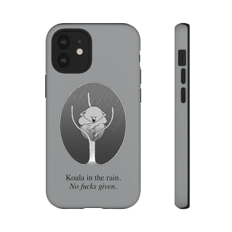 Koala in the Rain Tough Case