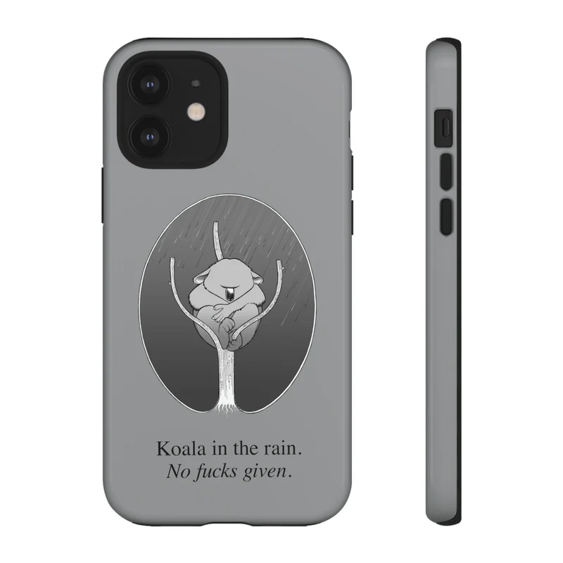 Koala in the Rain Tough Case