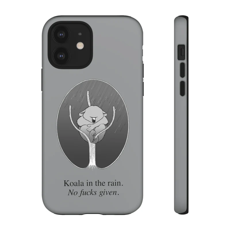 Koala in the Rain Tough Case