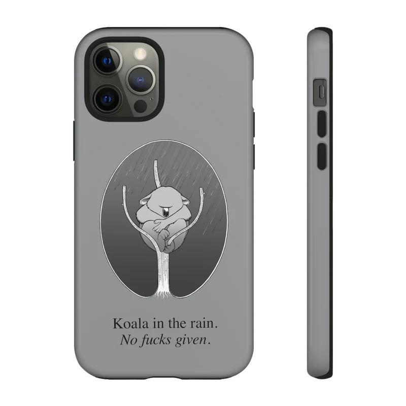 Koala in the Rain Tough Case