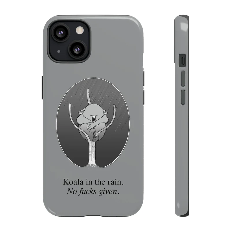 Koala in the Rain Tough Case