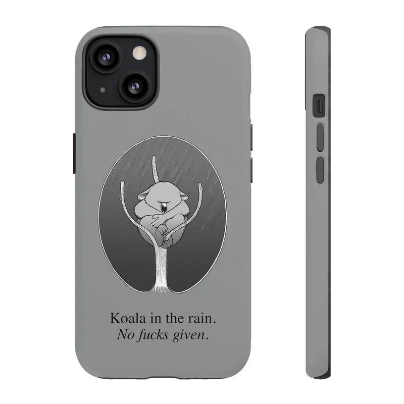 Koala in the Rain Tough Case