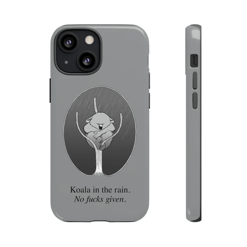 Koala in the Rain Tough Case