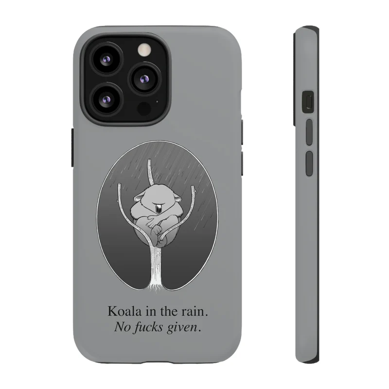 Koala in the Rain Tough Case