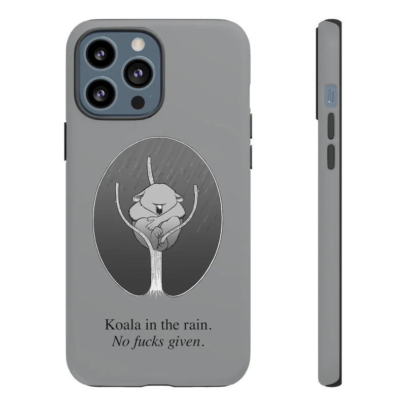 Koala in the Rain Tough Case