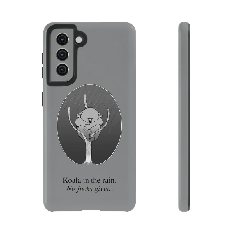 Koala in the Rain Tough Case