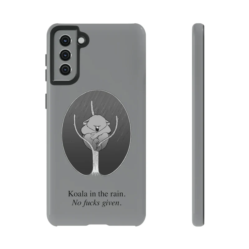 Koala in the Rain Tough Case