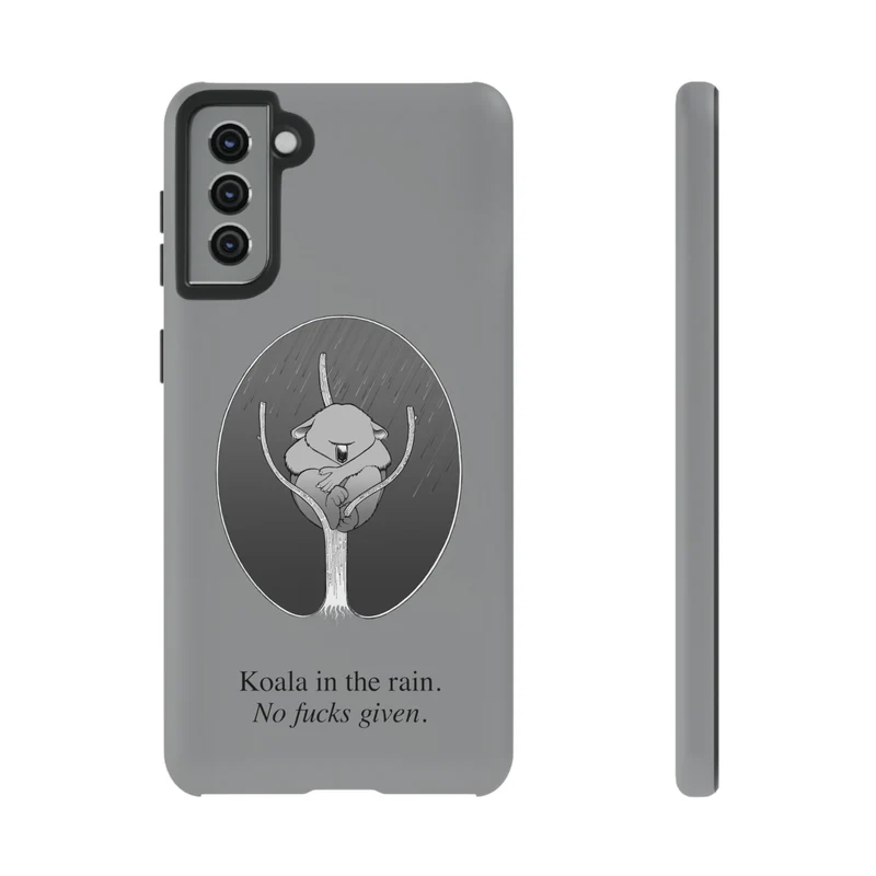 Koala in the Rain Tough Case
