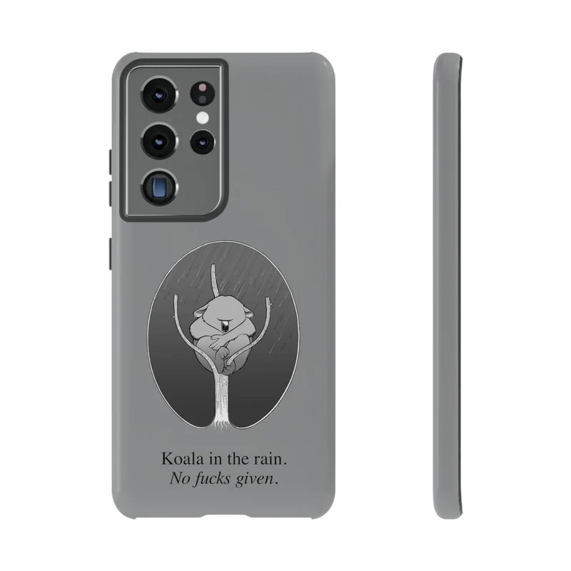 Koala in the Rain Tough Case